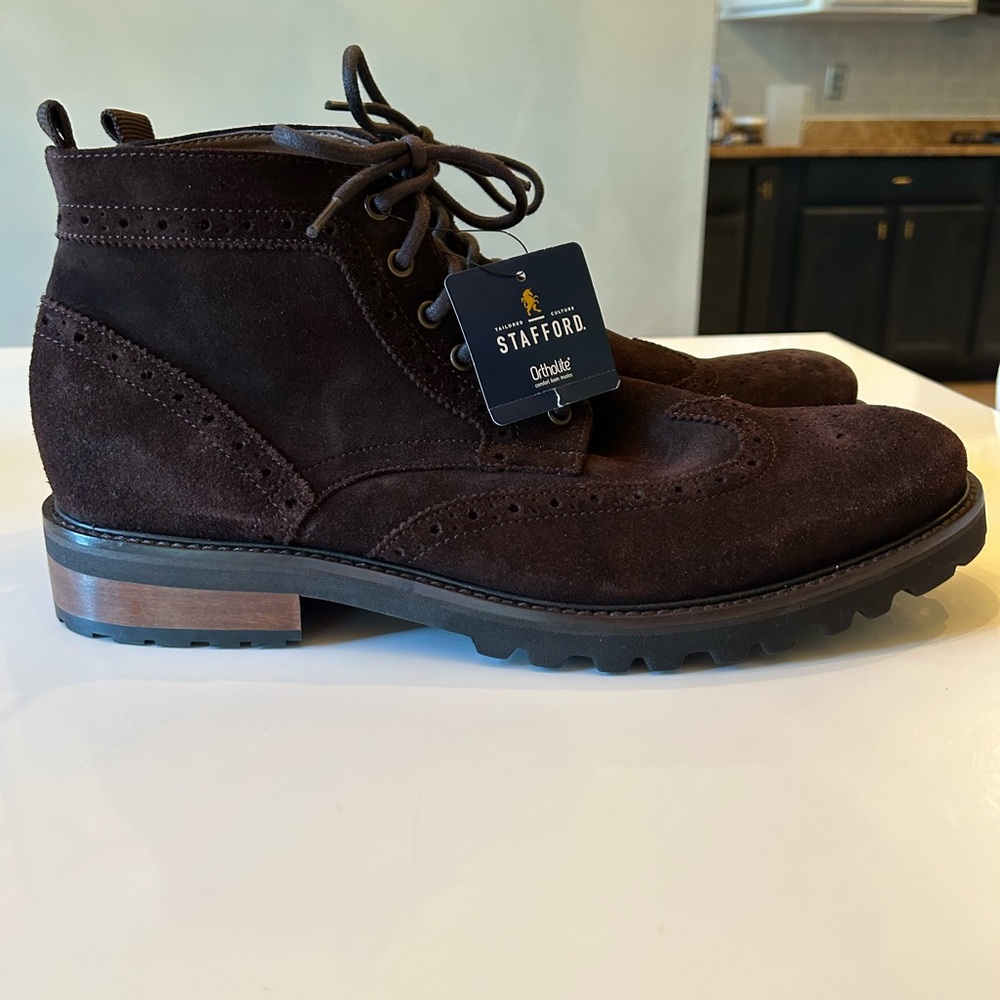 Stafford Men’s Oxford Shoes Size 12 | NWT | Ortholite foam insoles